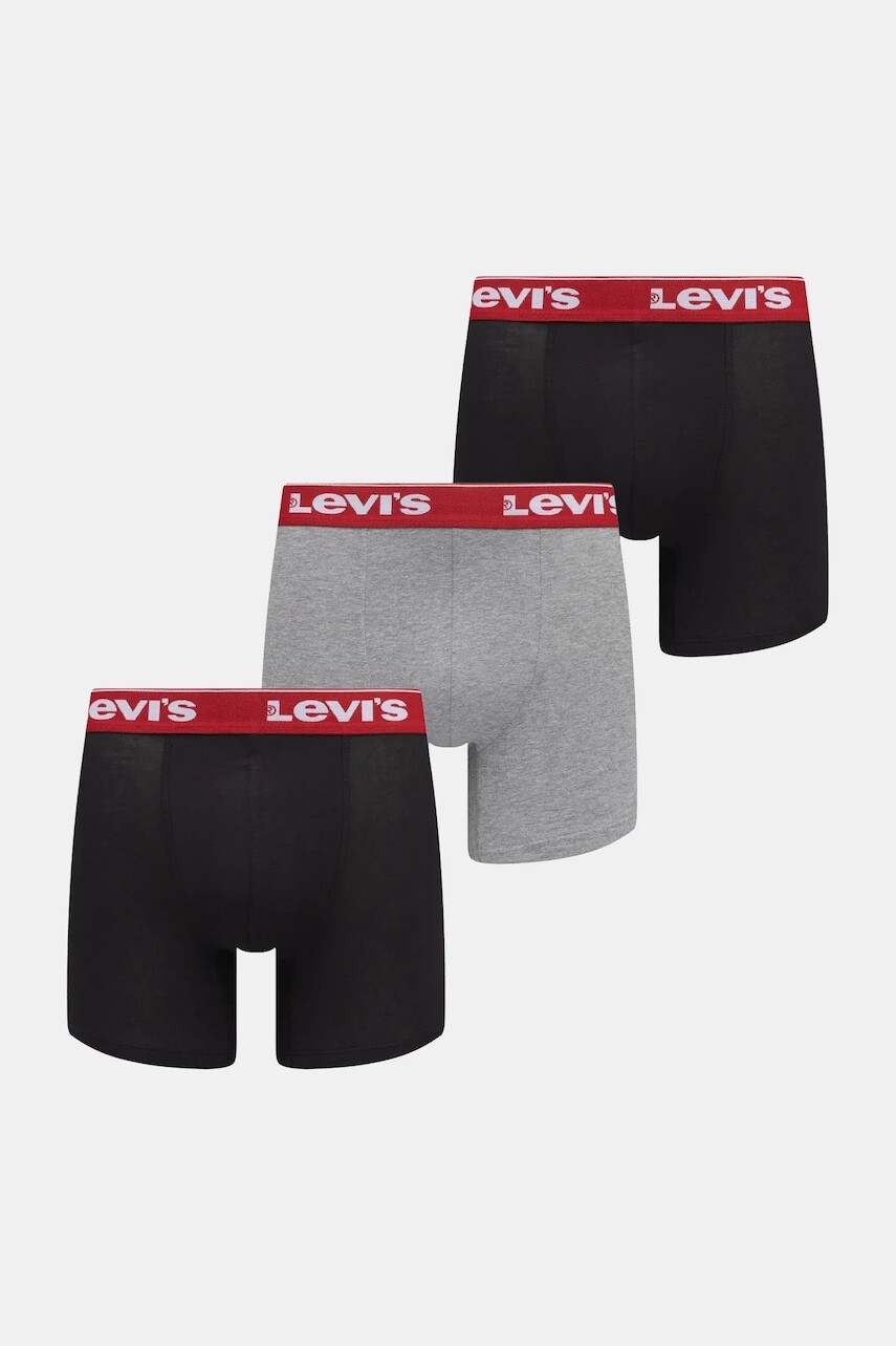 Boxerky Levi's 3-pak červená farba, 37149-1203