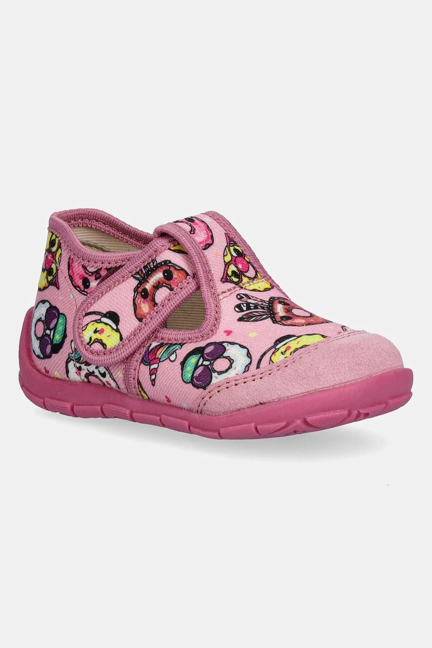 Detské papuče Froddo CLASSIC SLIPPERS ružová farba, G1700430