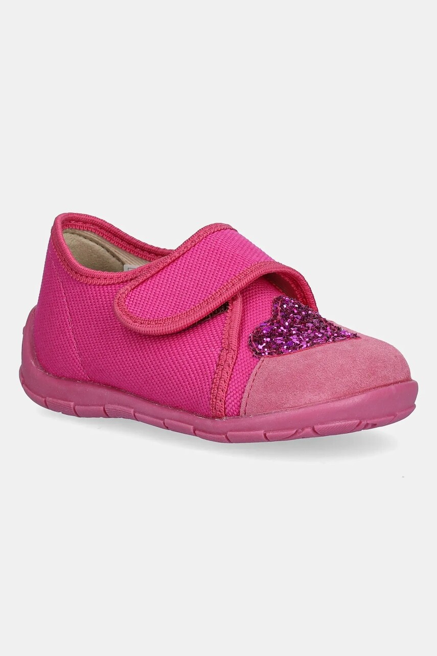 Detské papuče Froddo CLASSIC SLIPPERS ružová farba, G1700425