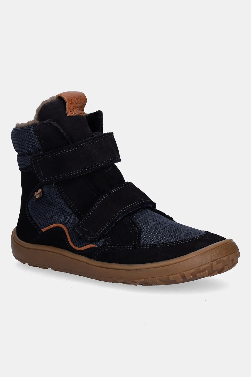 Detské zimné topánky Froddo BAREFOOT TEX WINTER tmavomodrá farba, G3160247