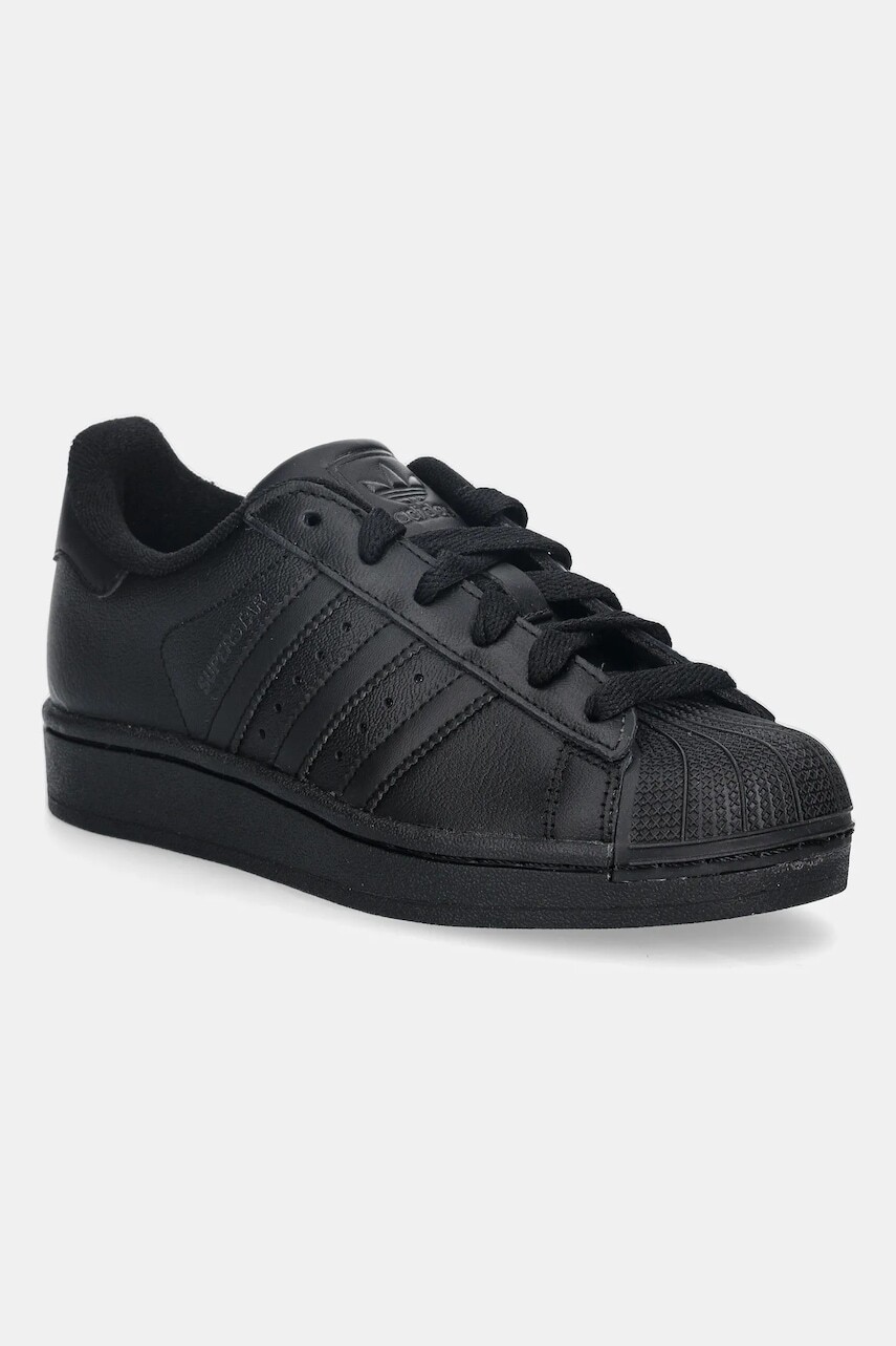 Kožené tenisky adidas Originals Superstar II čierna farba, JH9979