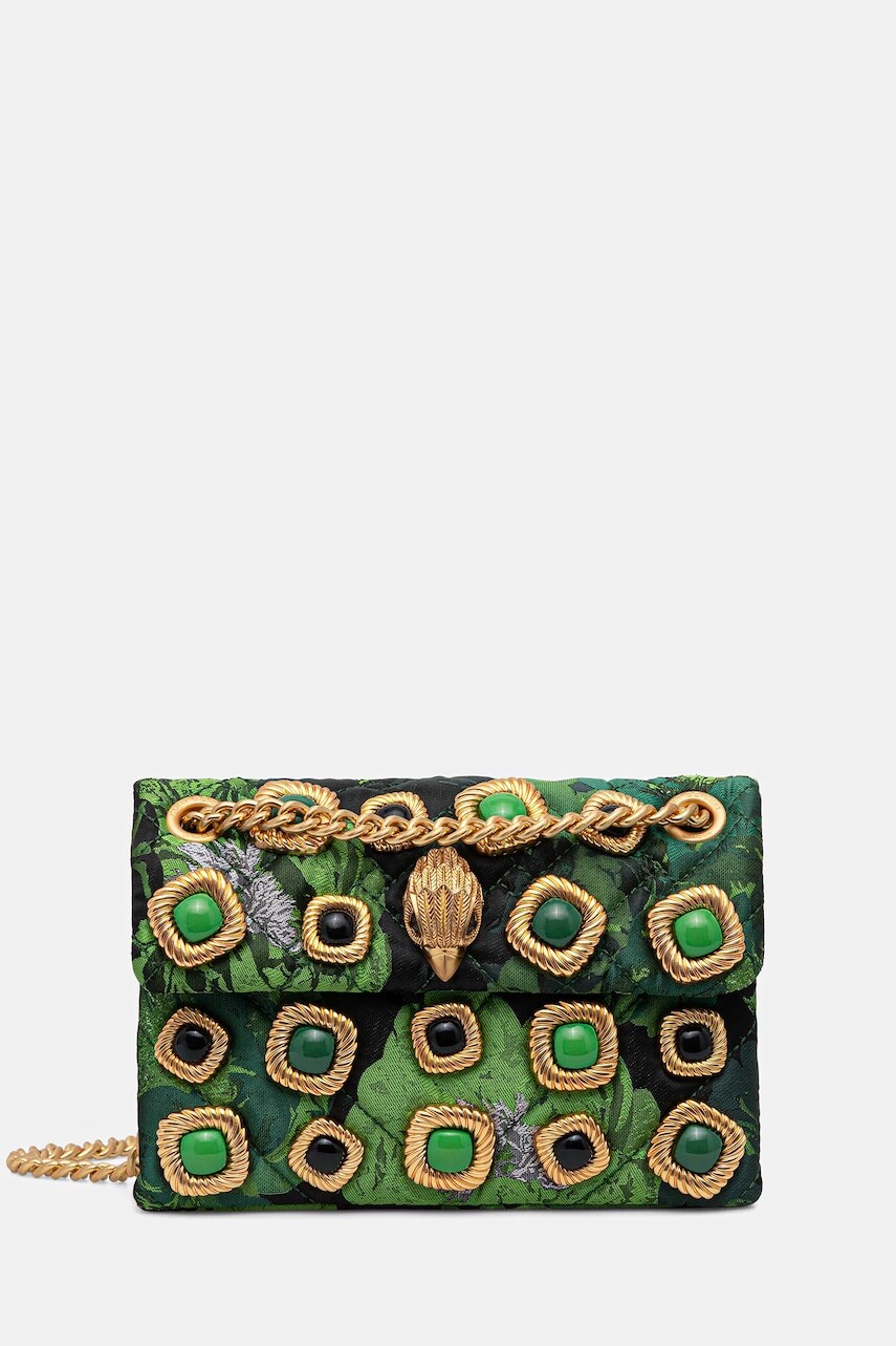 Kabelka Kurt Geiger London MINI KENSINGTON GEMS zelená farba, 3587975609