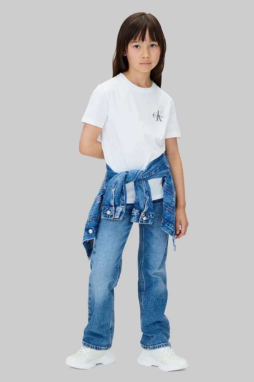 Detské rifle Calvin Klein Jeans MR STRAIGHT IG0IG02996