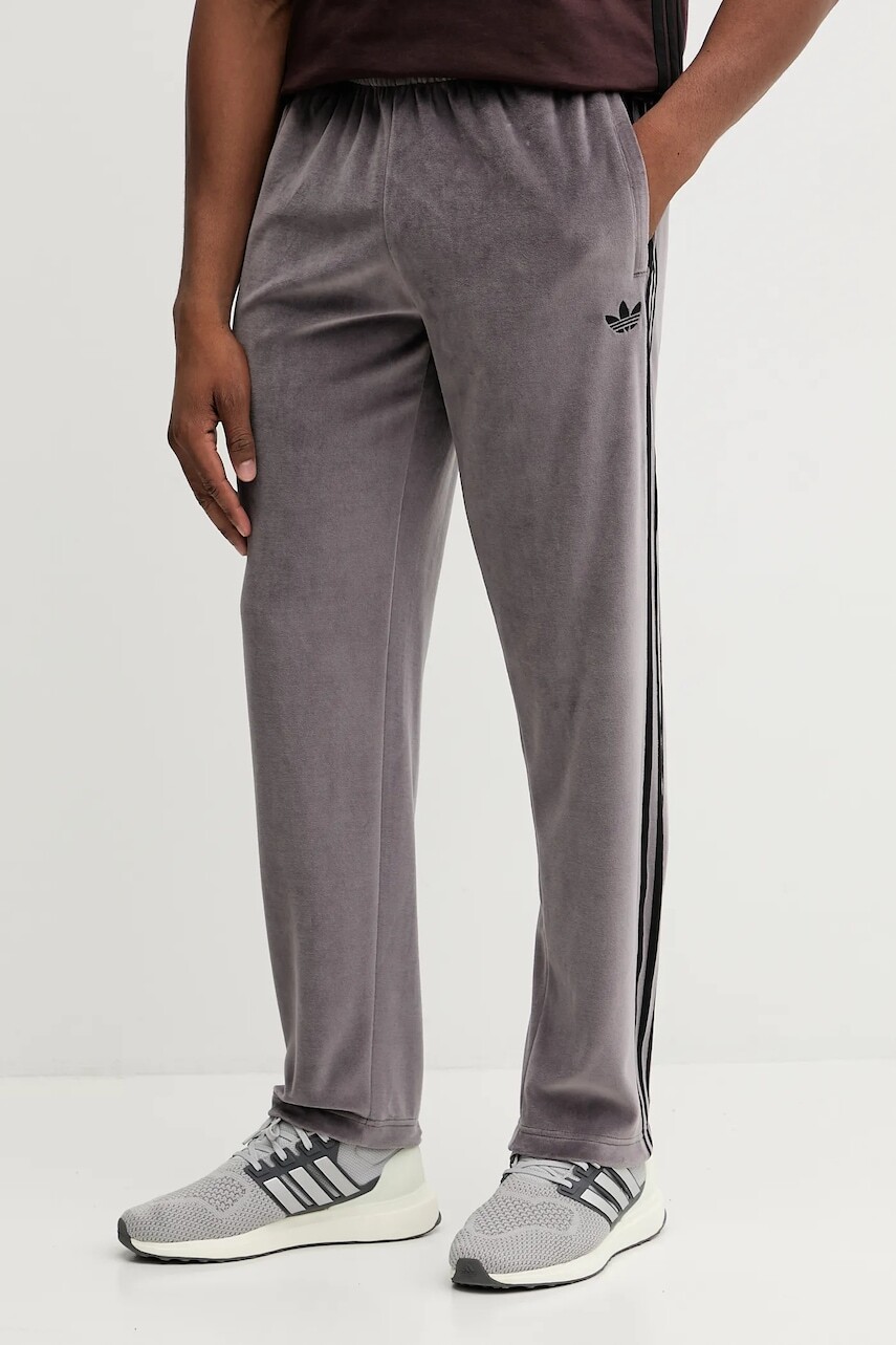 Tepláky adidas Originals Sst Tp fialová farba, s nášivkou, JX1557