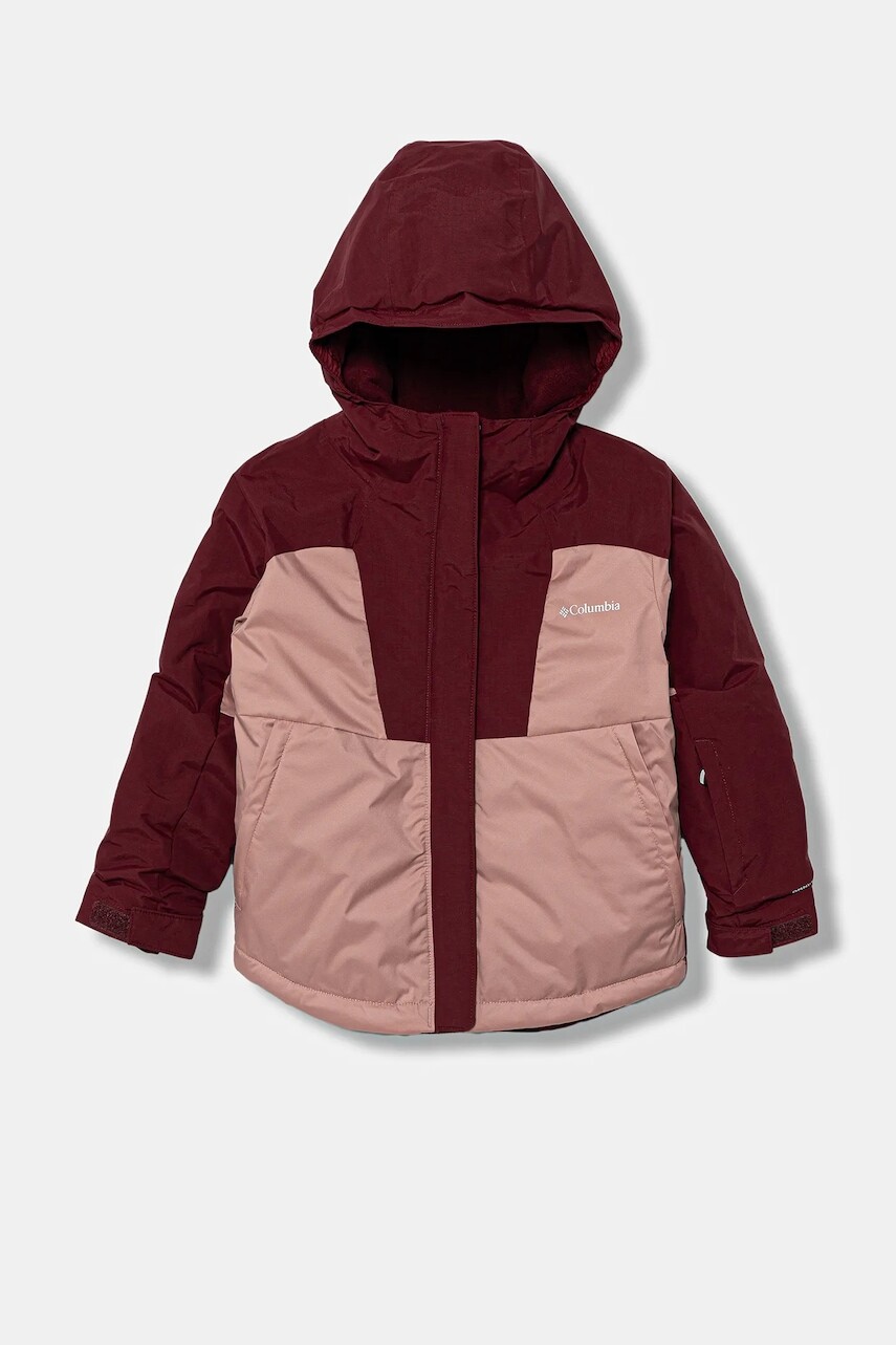 Detská bunda Columbia Mighty Mogul bordová farba, 2089611