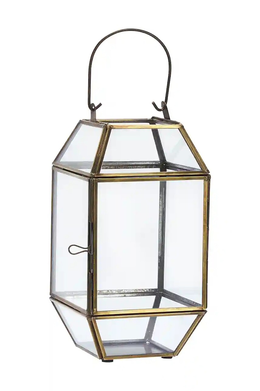 Lucerna Madam Stoltz 13,5 x 27,5 cm žltá farba