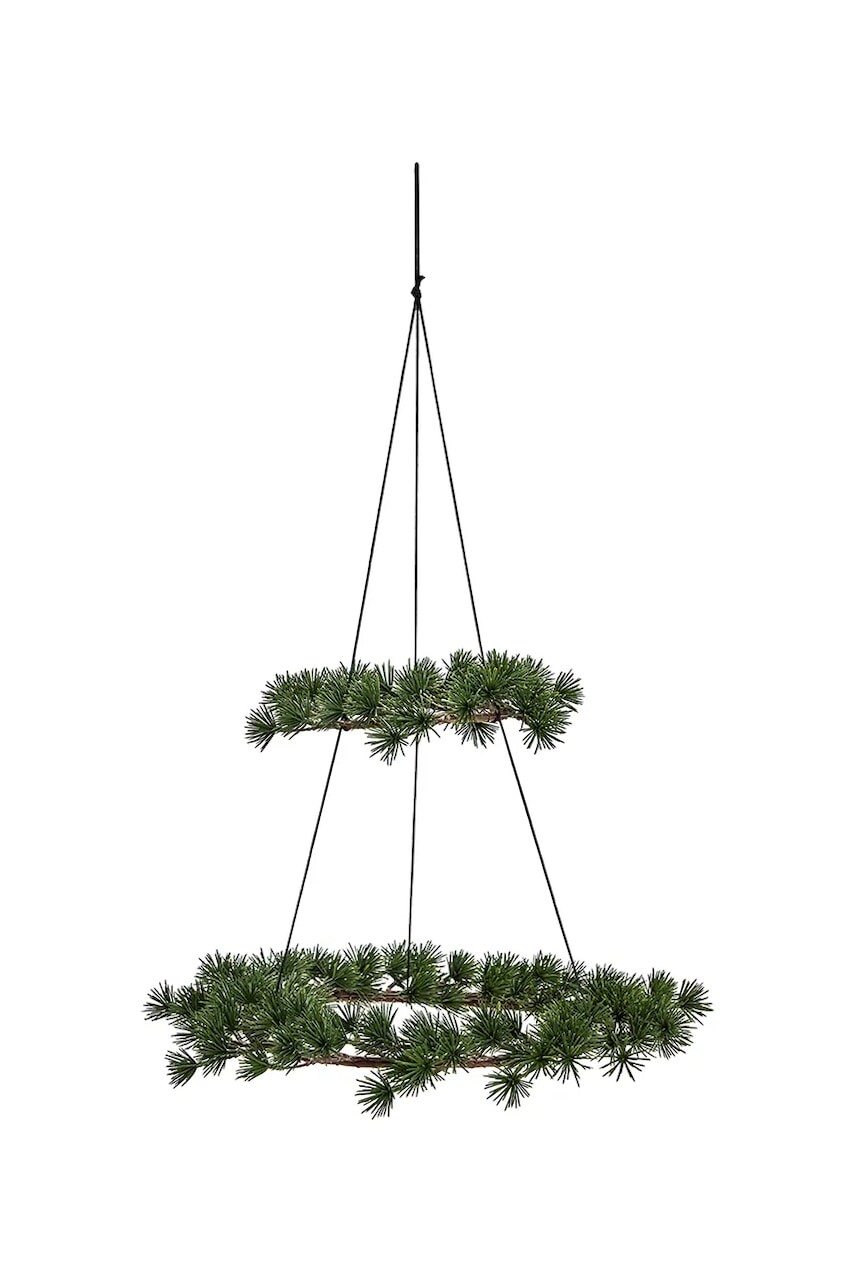 Vianočná dekorácia House Doctor HDHang 70 x 42 cm zelená farba