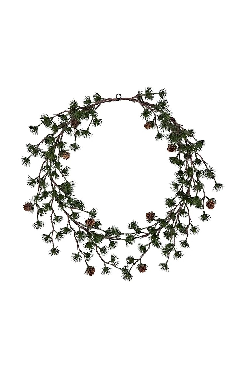 Vianočný veniec House Doctor HDTorch 50 cm zelená farba