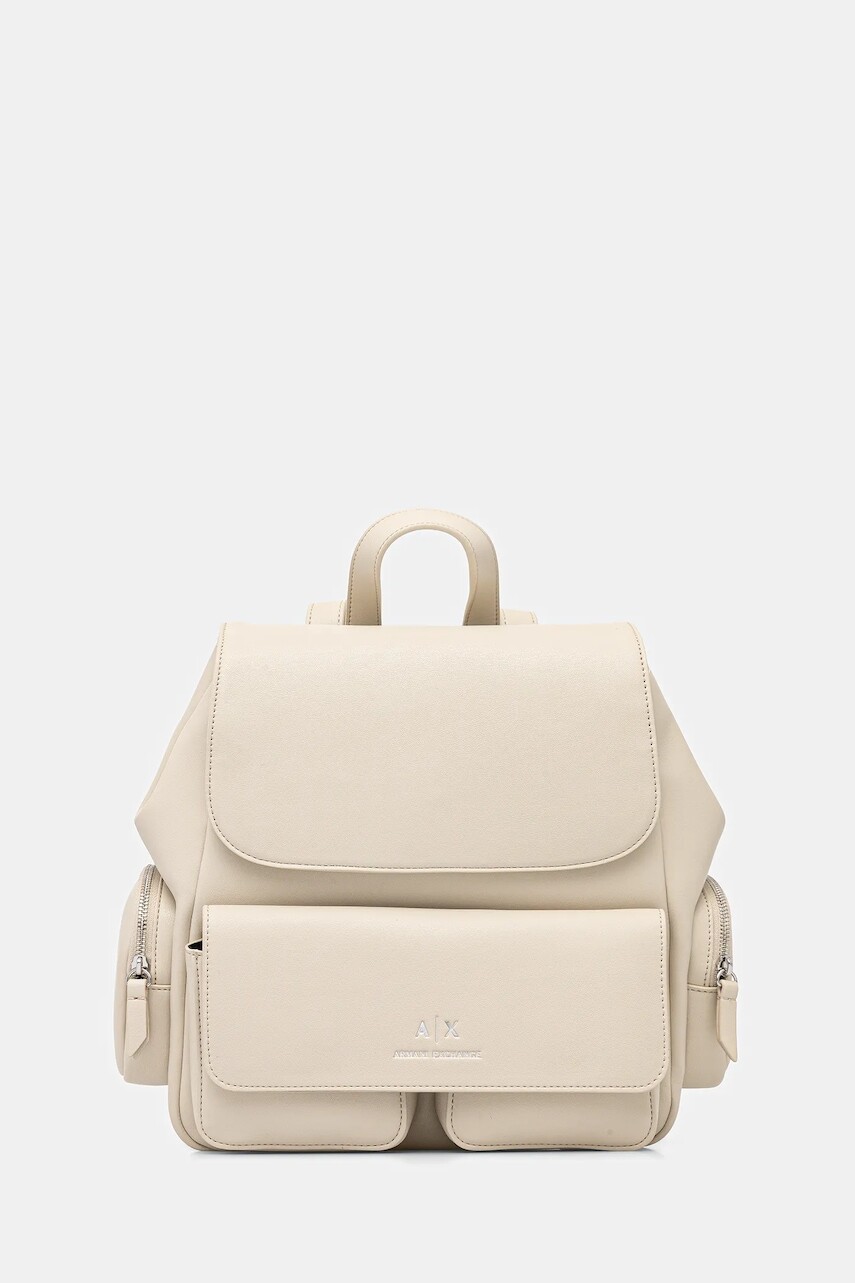 Ruksak Armani Exchange dámsky, béžová farba, malý, jednofarebná, XW001923 AF12589