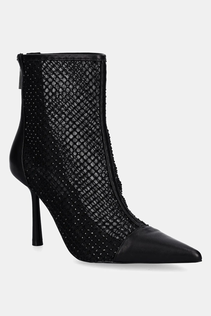 Členkové topánky Steve Madden Arlette čierna farba, na vysokom podpätku, 11004774