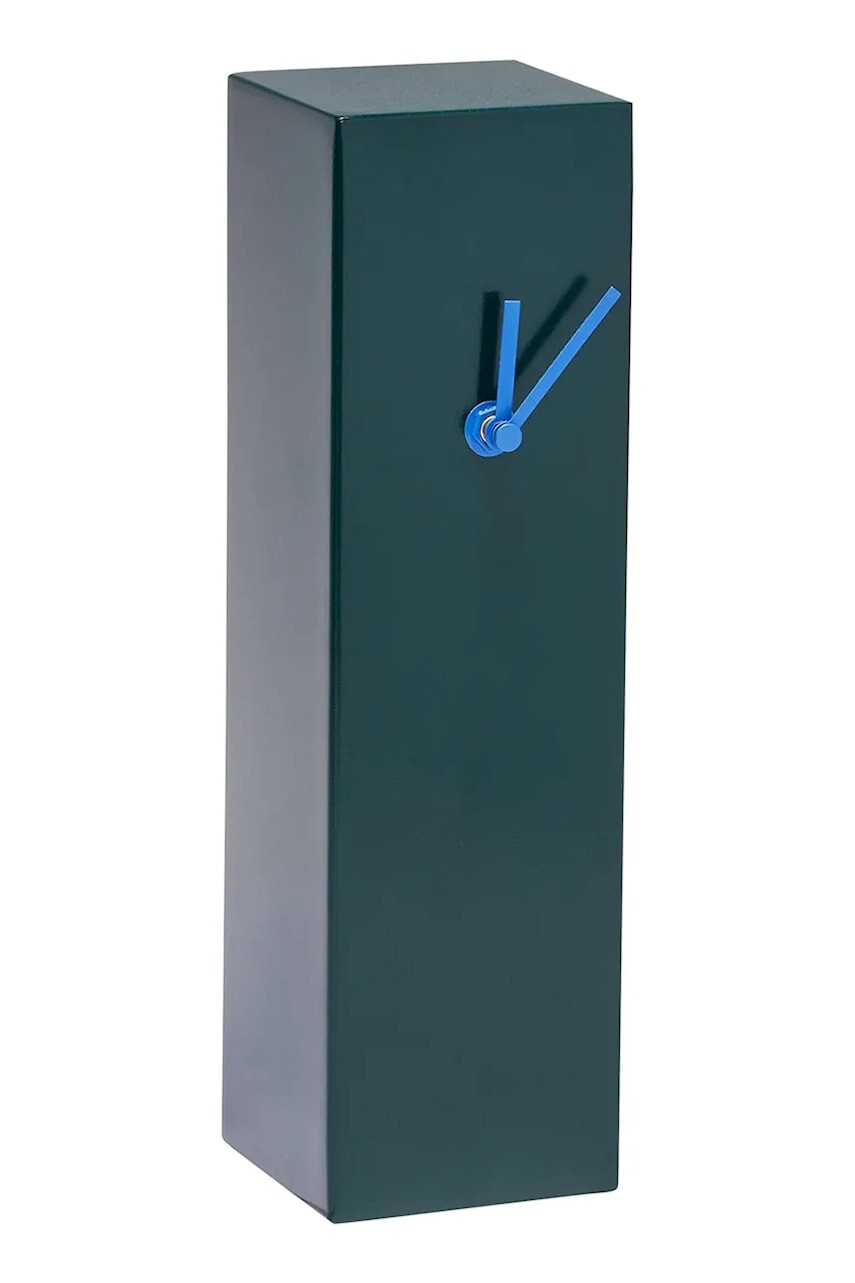 Hodiny Hübsch Hour 8 x 8 x 28 cm zelená farba