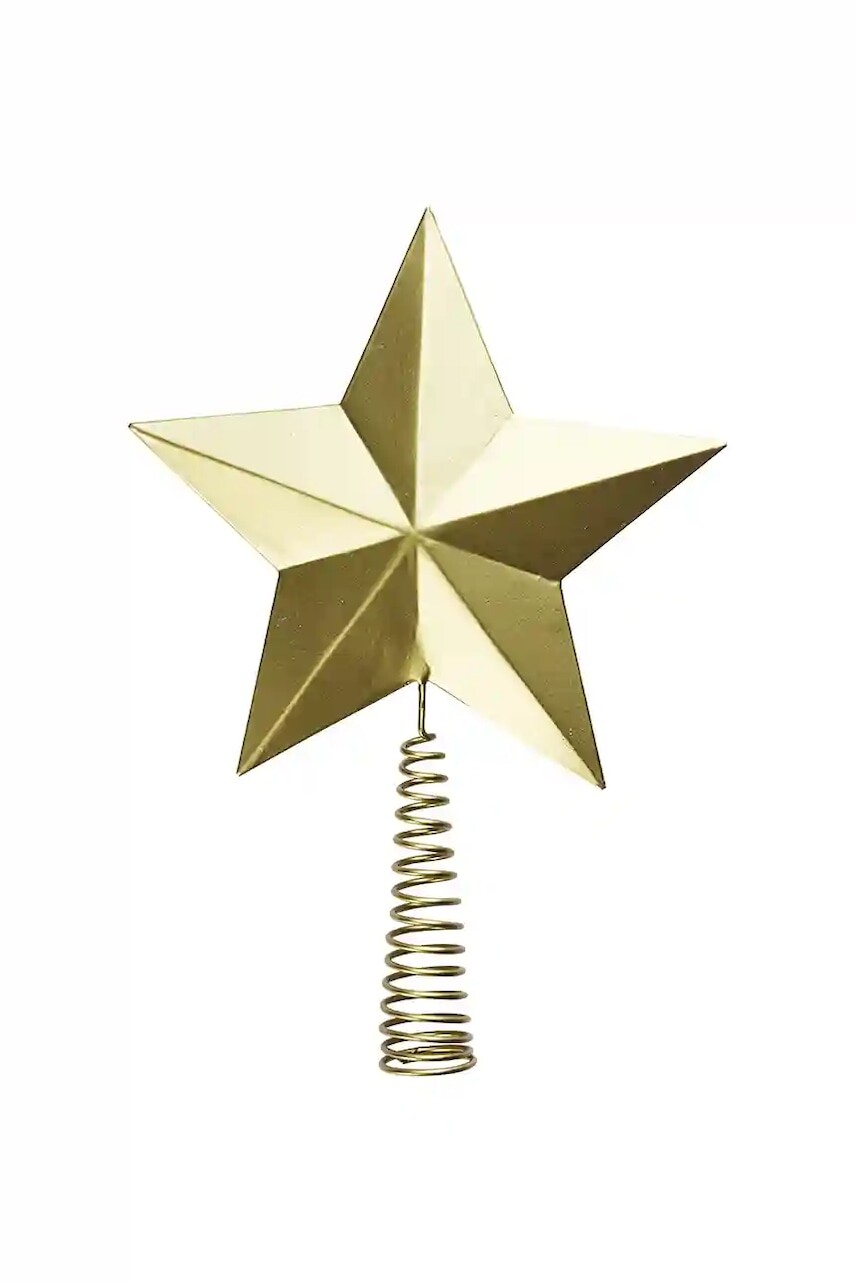 Vianočná dekorácia Madam Stoltz 17 x 24 cm žltá farba