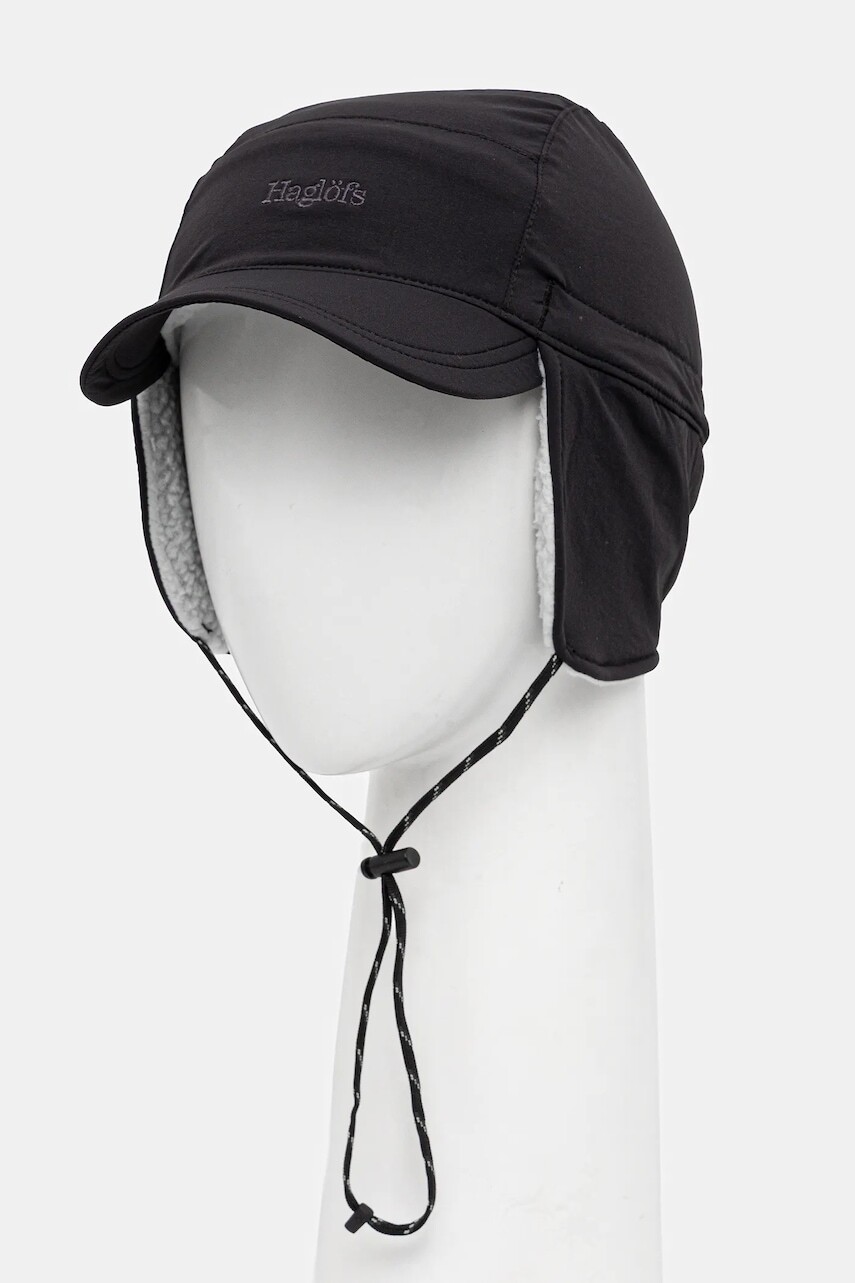 Čiapka Haglöfs Mountain čierna farba, 607814