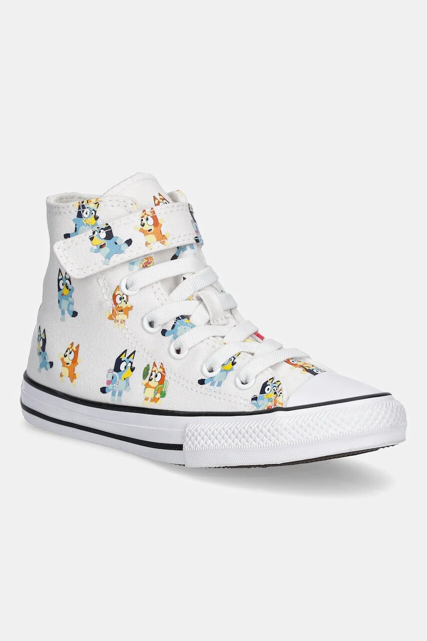 Detské tenisky Converse Chuck Taylor All Star 1V biela farba, A16463C