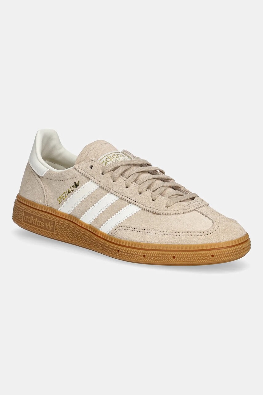 Semišové tenisky adidas Originals HANDBALL SPEZIAL béžová farba, JP8238