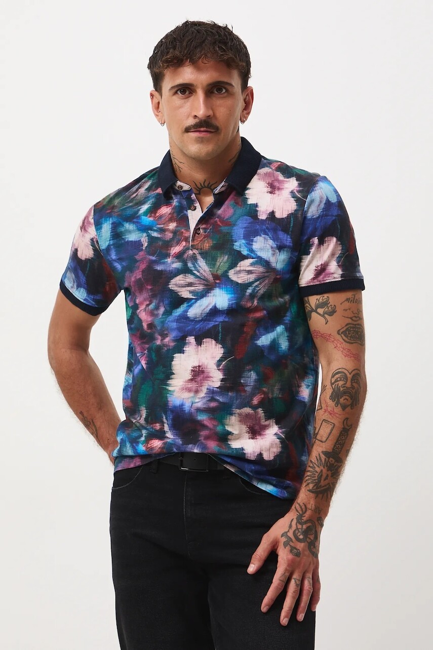 Polo tričko Medicine pánske, viac farieb, vzorovaná