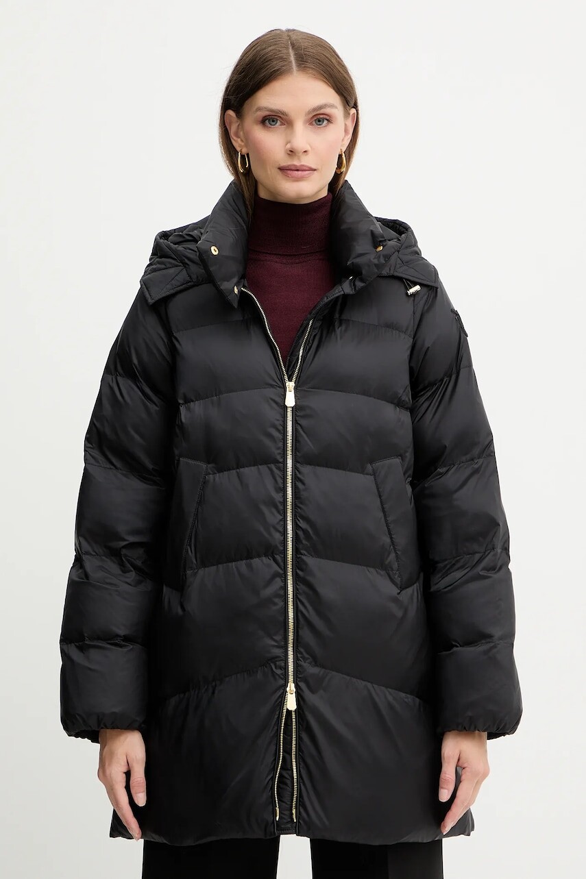 Bunda Pinko čierna farba, zimná, 105720 A2TF