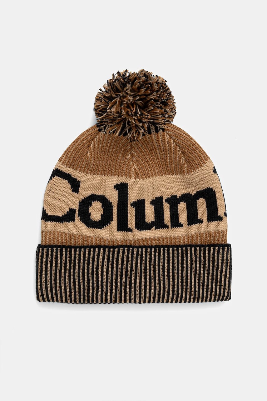 Čiapka Columbia hnedá farba, 2137291