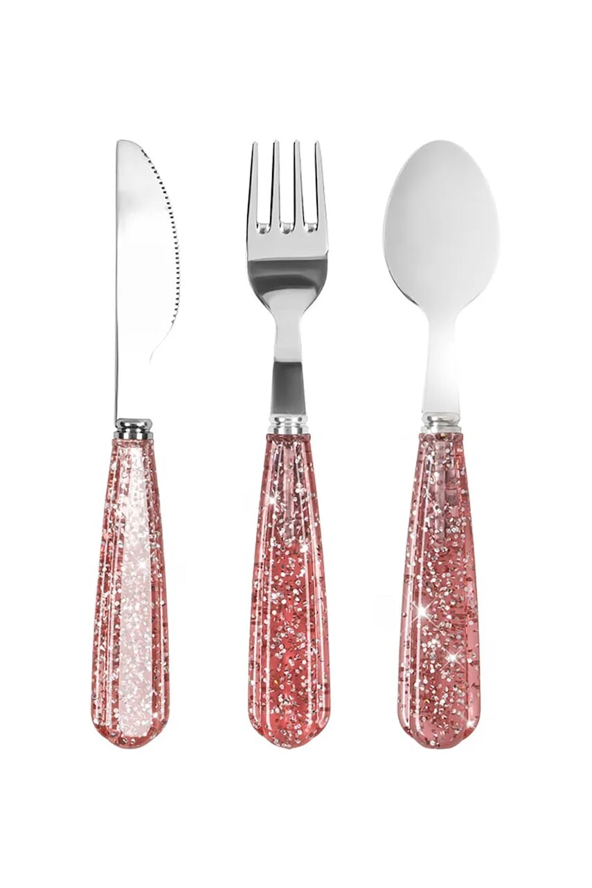 Súprava detského príboru Konges Sløjd SPARKLY CUTLERY 3-pak KS103984