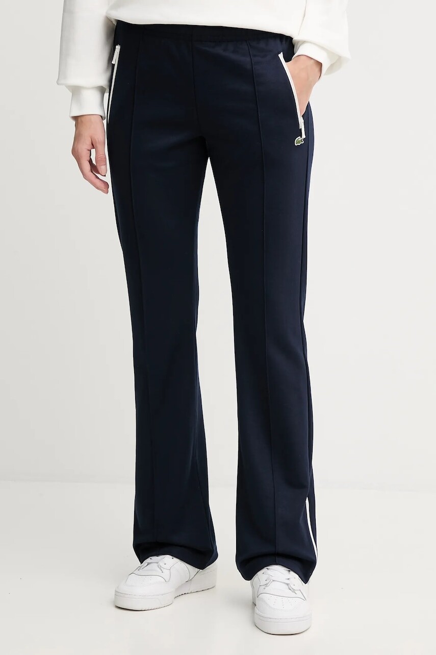 Tepláky Lacoste tmavomodrá farba, jednofarebné, XF5253