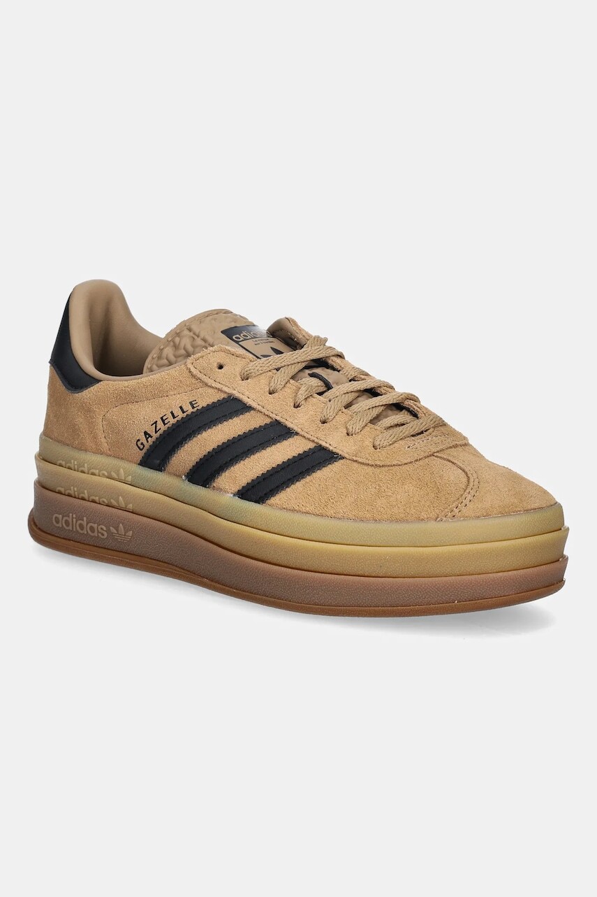 Tenisky adidas Originals Gazelle Bold hnedá farba, JQ3582