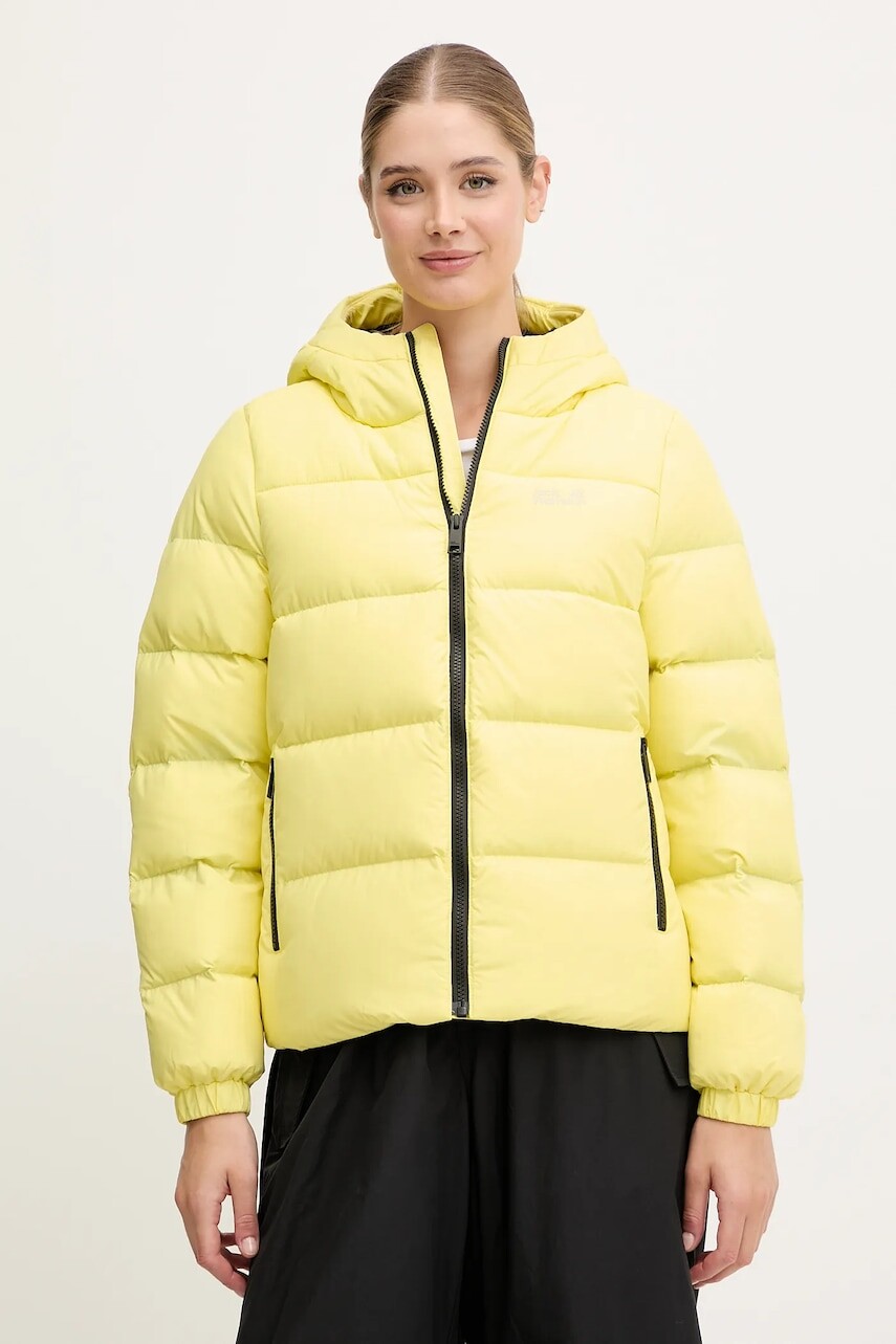 Bunda Jack Wolfskin FROZEN PALACE žltá farba, prechodná, A65097