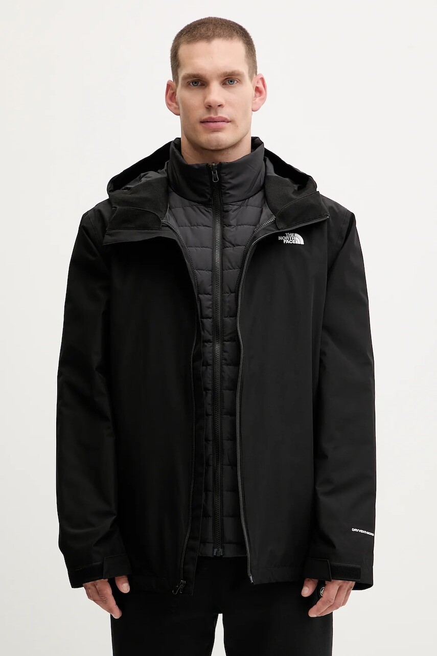 Bunda The North Face Carto Mono Triclimate čierna farba, zimná, NF0A8D1SJK31