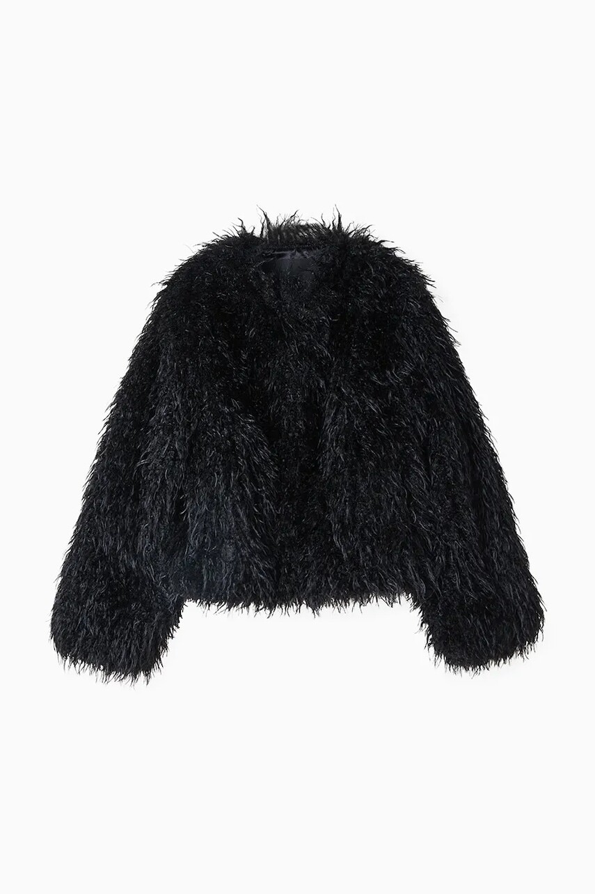 Detská bunda Patrizia Pepe E066 čierna farba, 7O0041