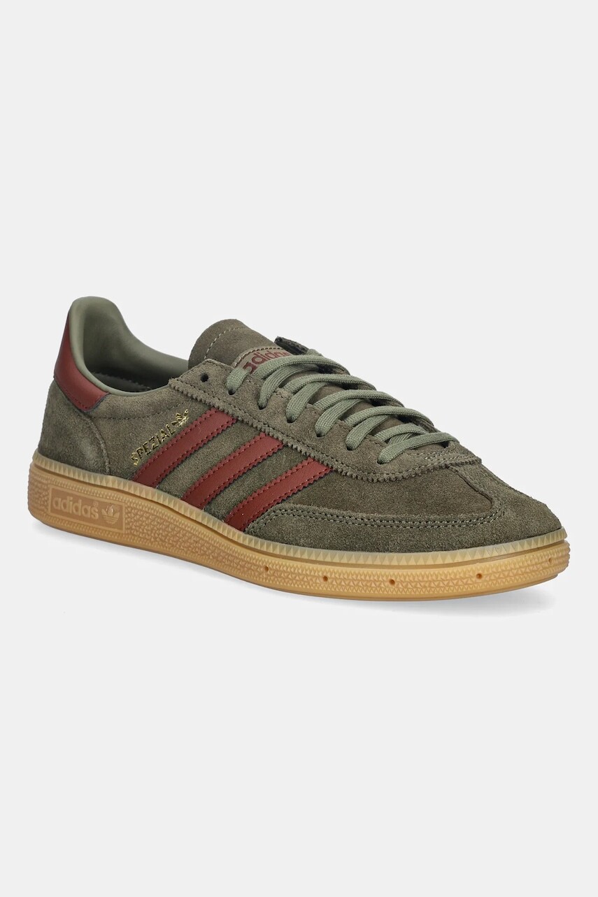 Detské tenisky adidas Originals HANDBALL SPEZIAL zelená farba, JP8019