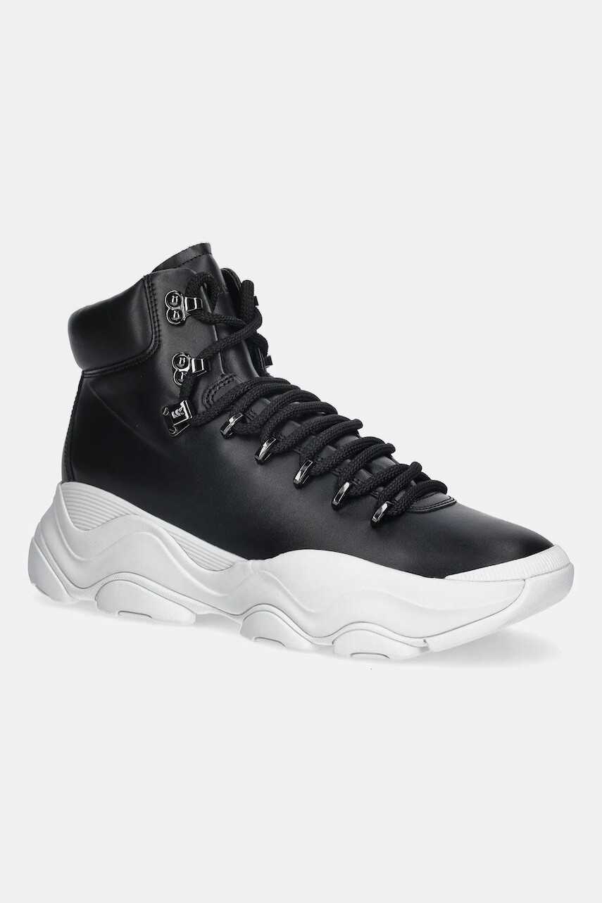 Kožená obuv Michael Kors Atlas čierna farba, 42F5ATFB5L.001