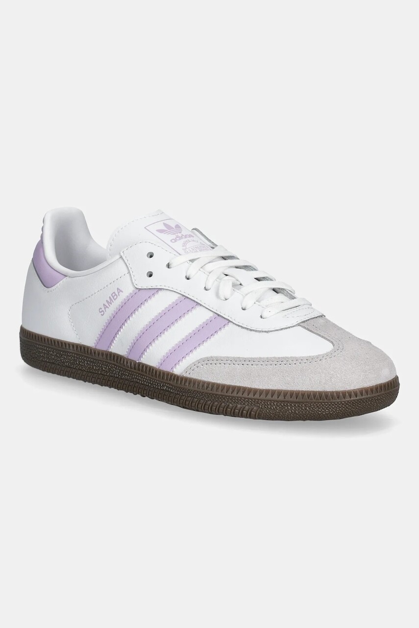 Detské tenisky adidas Originals SAMBA OG biela farba, JQ2842
