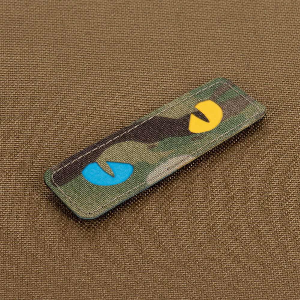 Nášivka M-Tac Cat Eyes - multicam-modrá-žltá