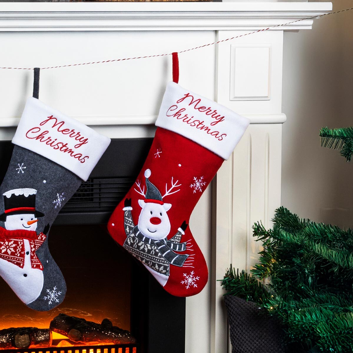 Vánoční punčocha Merry Christmas Sob, 45 cm