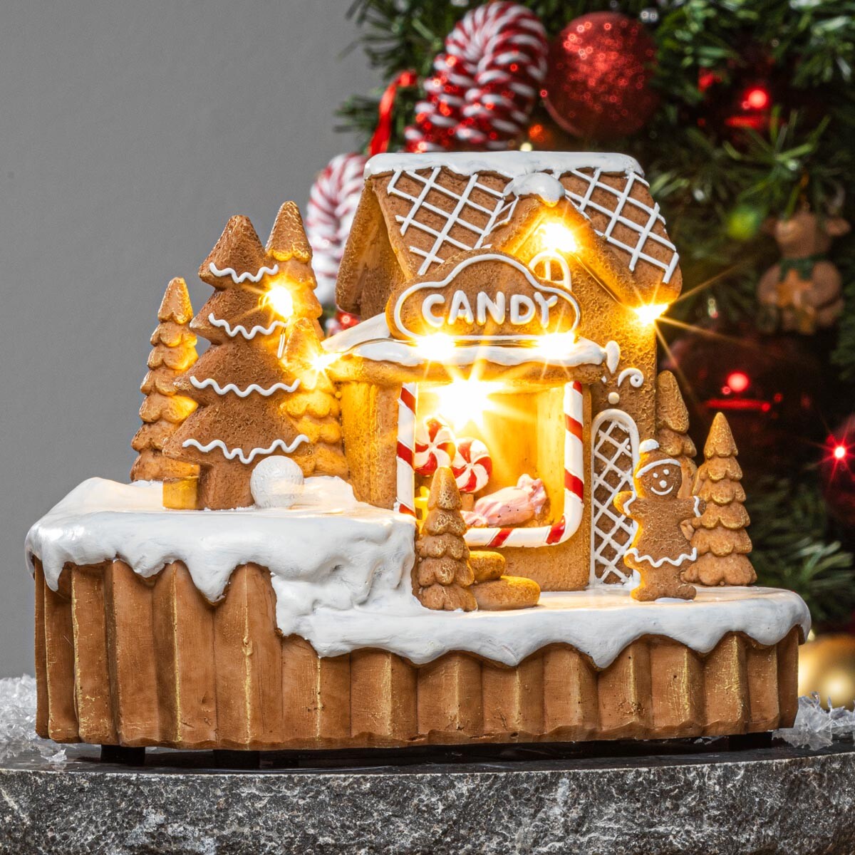 LED Dekorace Perníková chaloupka