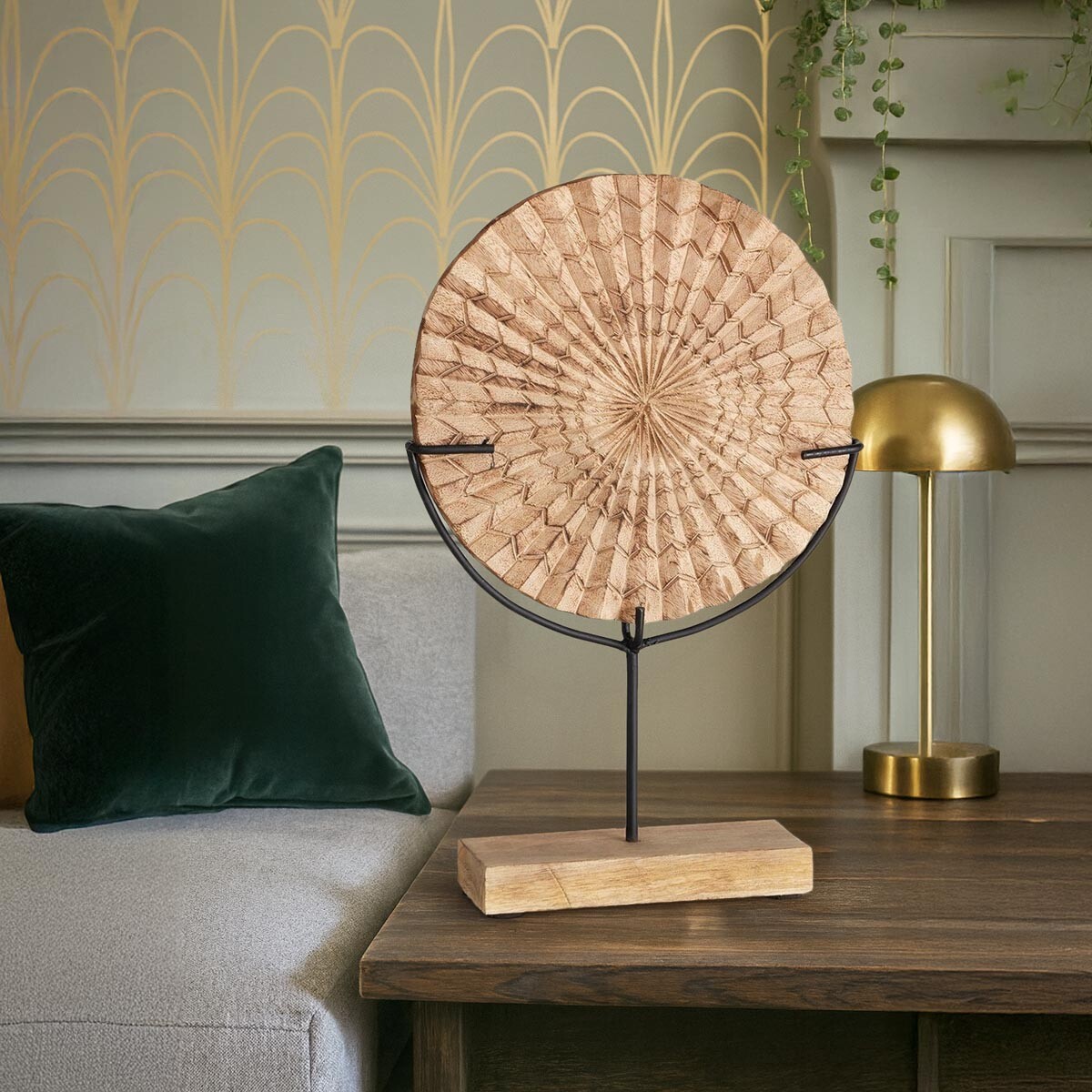 Dřevěná dekorace Kruh, velký