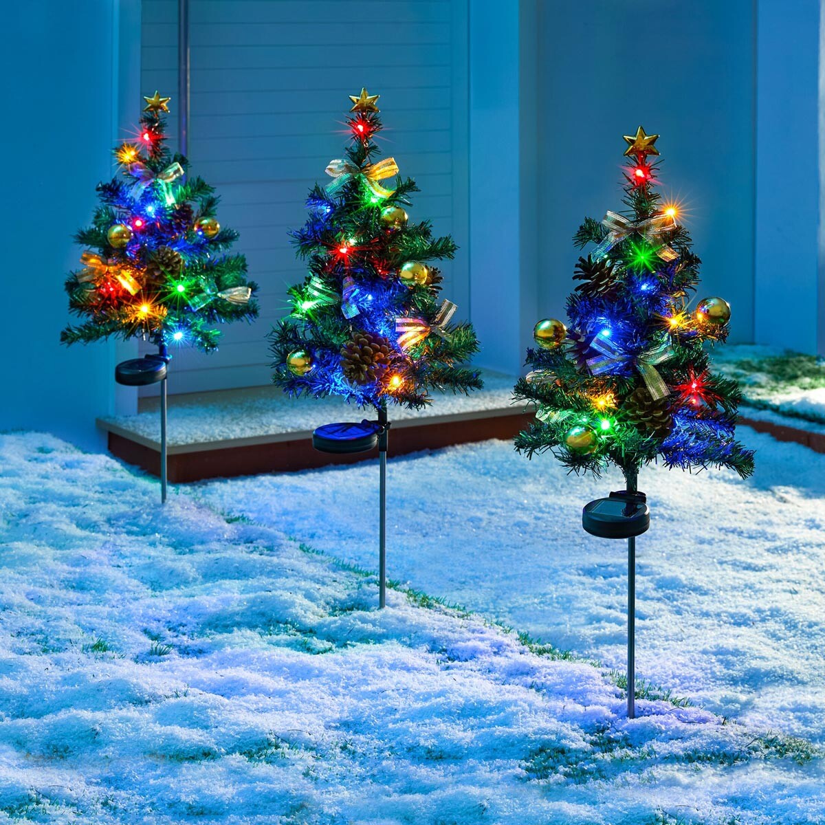 Solární zápich Vánoční stromeček