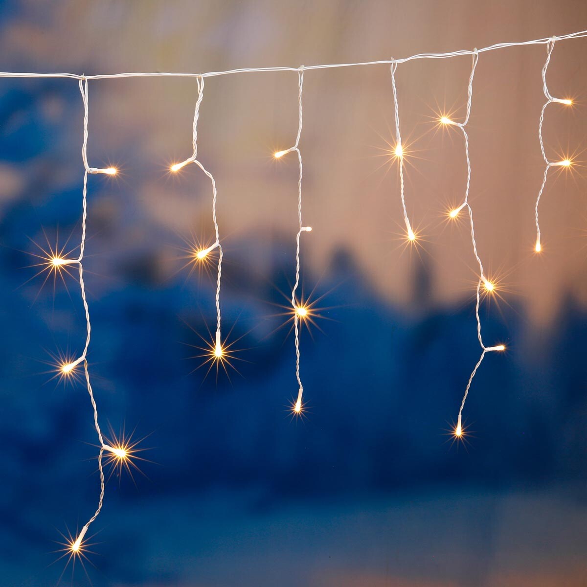 LED Světelný řetěz Mrznoucí kapky