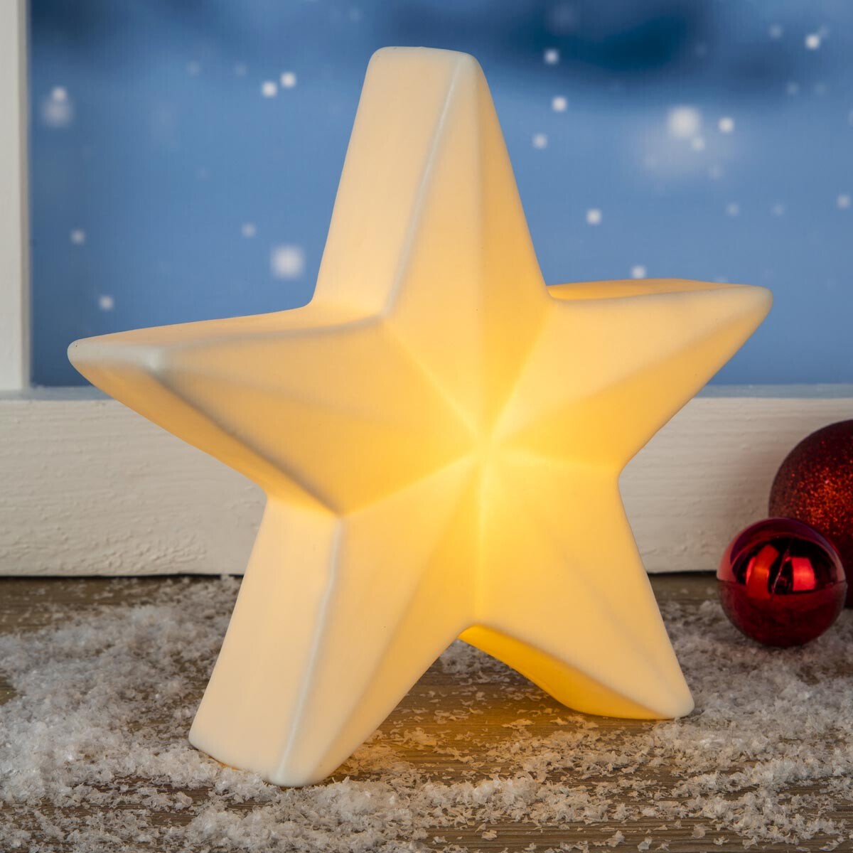 Porcelánová světelná hvězda