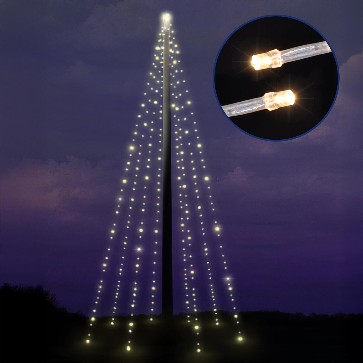 SVETELNA řetěz, 400 LED