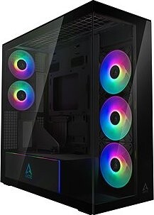 ARCTIC XTENDER with Vertical GPU Mount (Mirror Black)