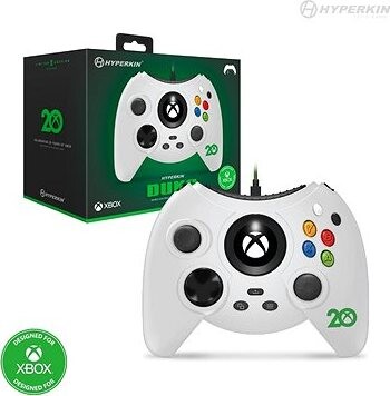 Hyperkin Duke Wired Controller (Xbox 20th Ann.LE) (White) Official Licensed by Xbox