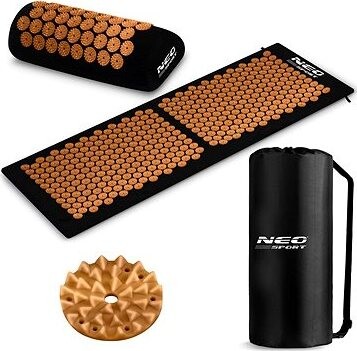 Neo-Sport Akupresúrna podložka s hrotmi NS - 901 čierno-zlatá