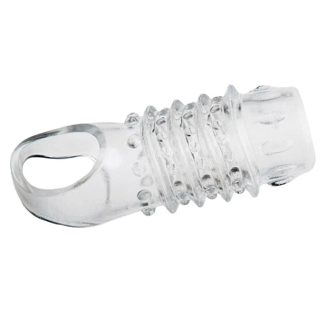 Bumpy sleeve návlek na penis s výstupkami a pútkom okolo semenníkov