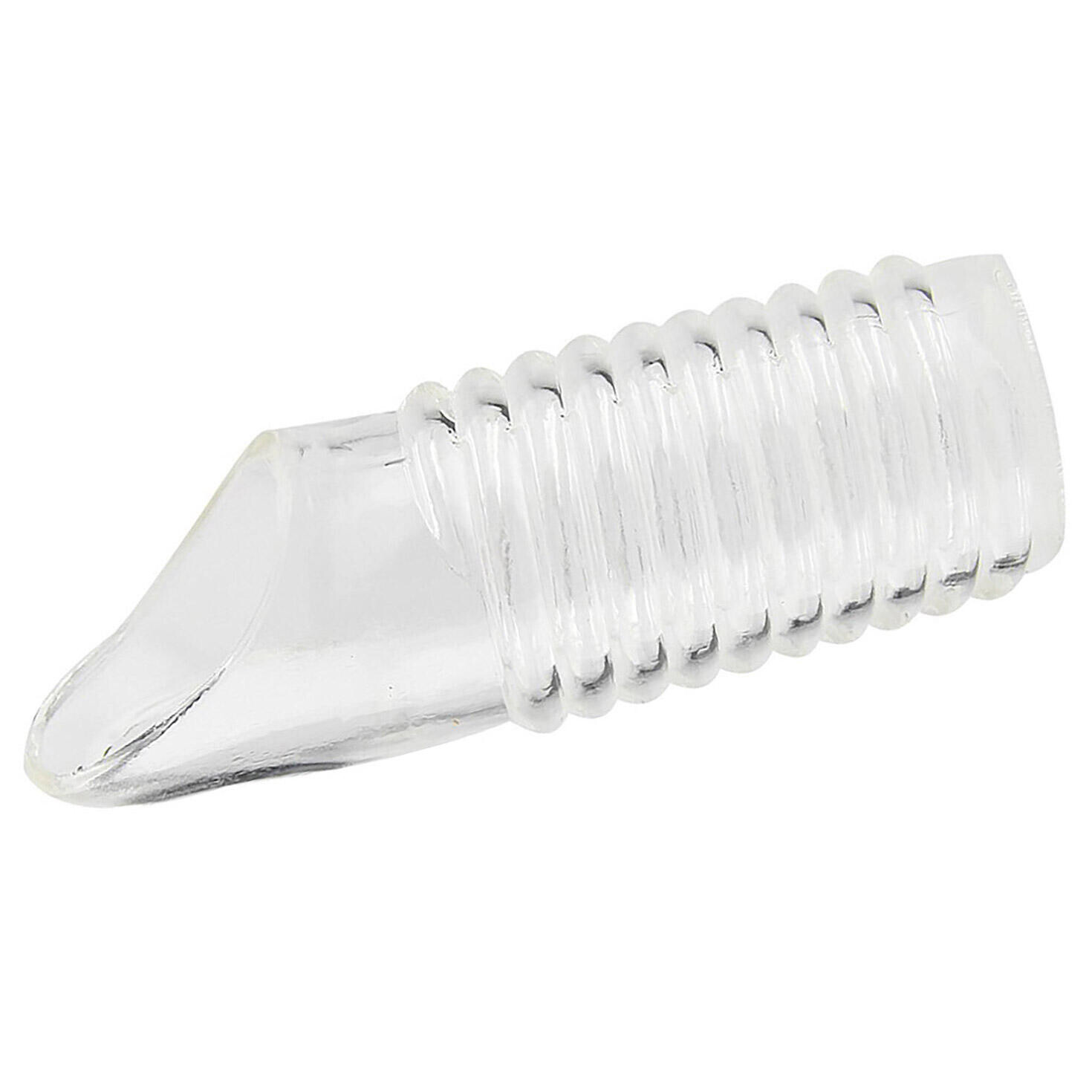 Vrúbkovaný návlek na penis s pútkom okolo semenníkov