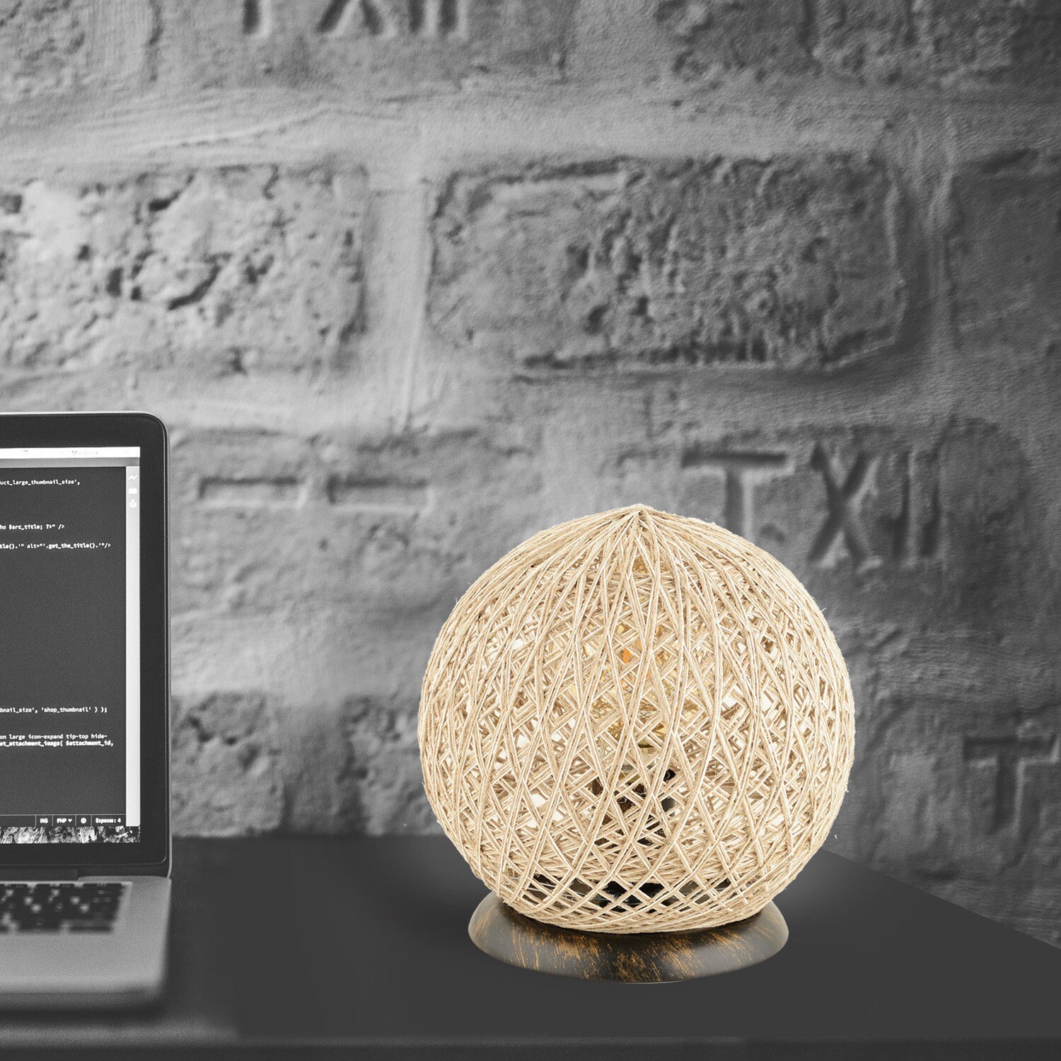 Stolní lampa Balle ecru