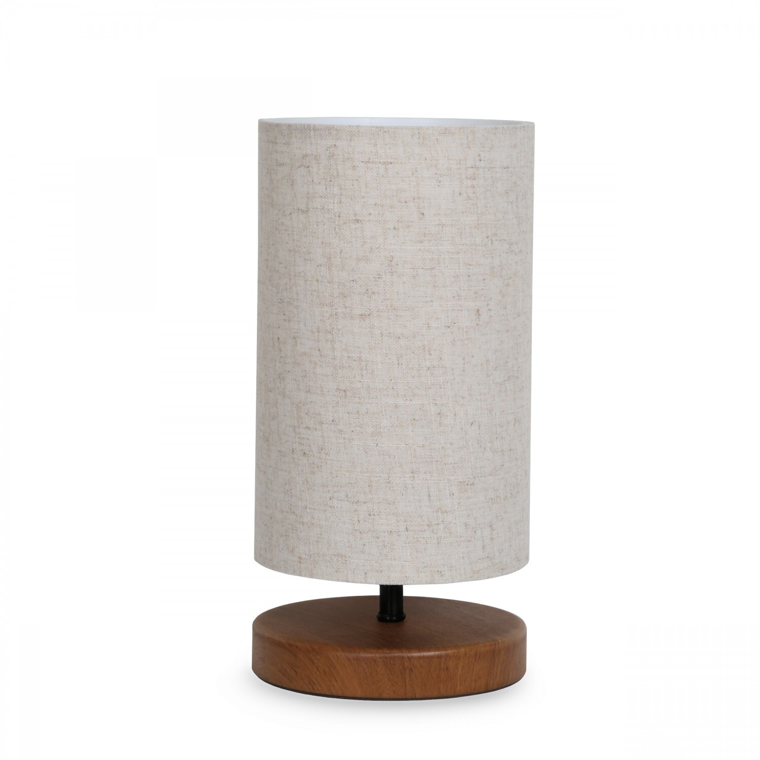 Stolní lampa Baras krémová/hnědá