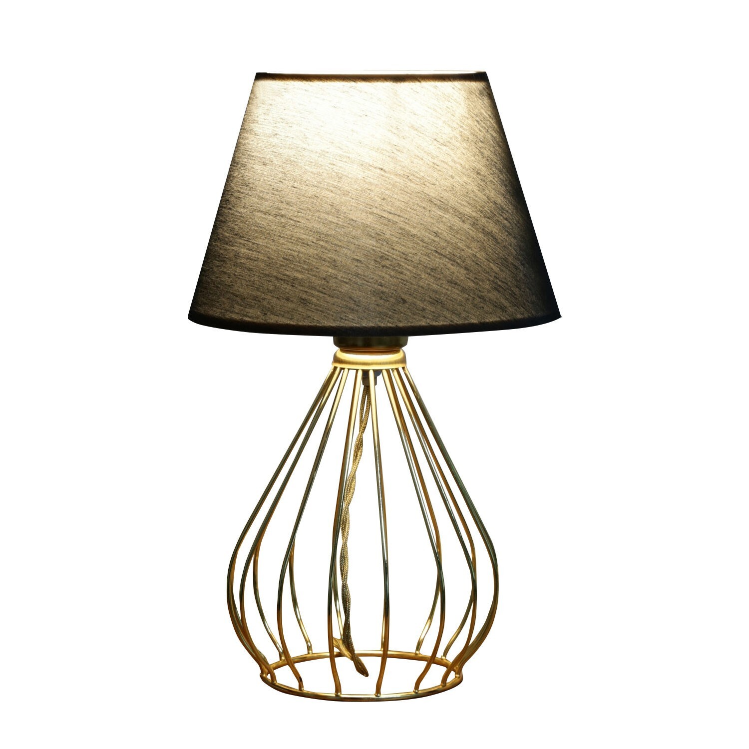 Stolní lampa Braber černá