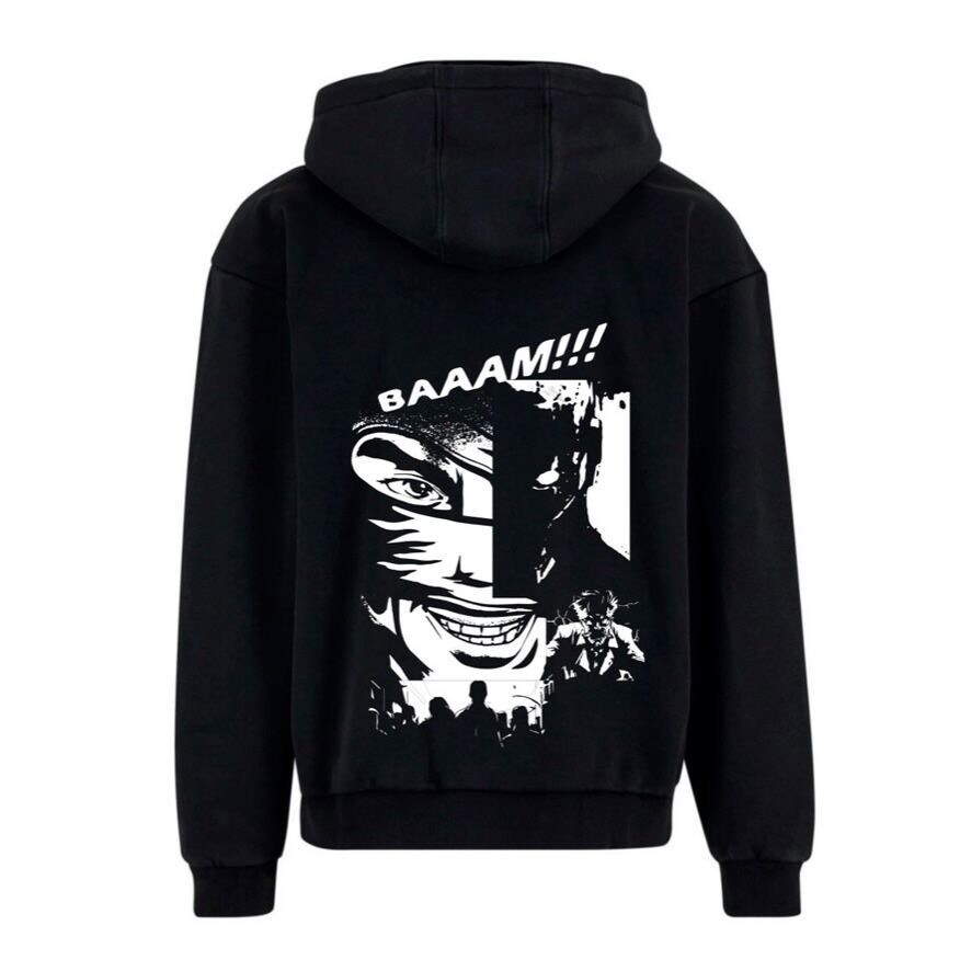 Frayer Flexking mikina Real Man II Čierna S