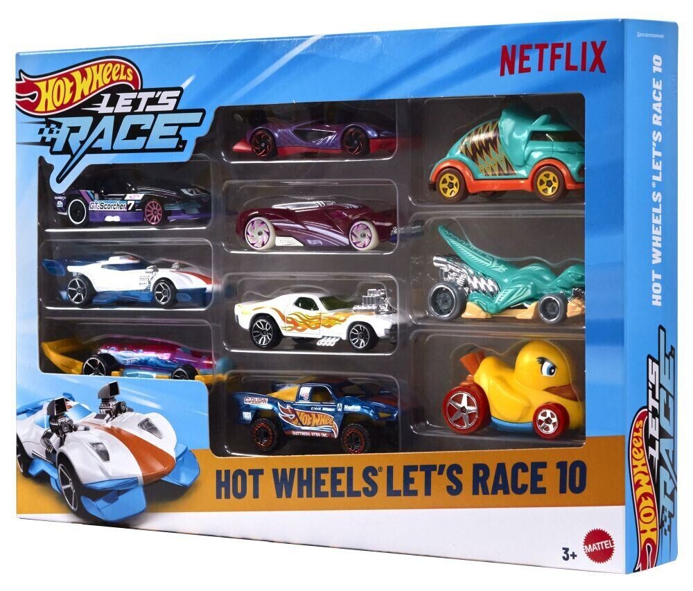 Hot Wheels 10 ks Angličák závody