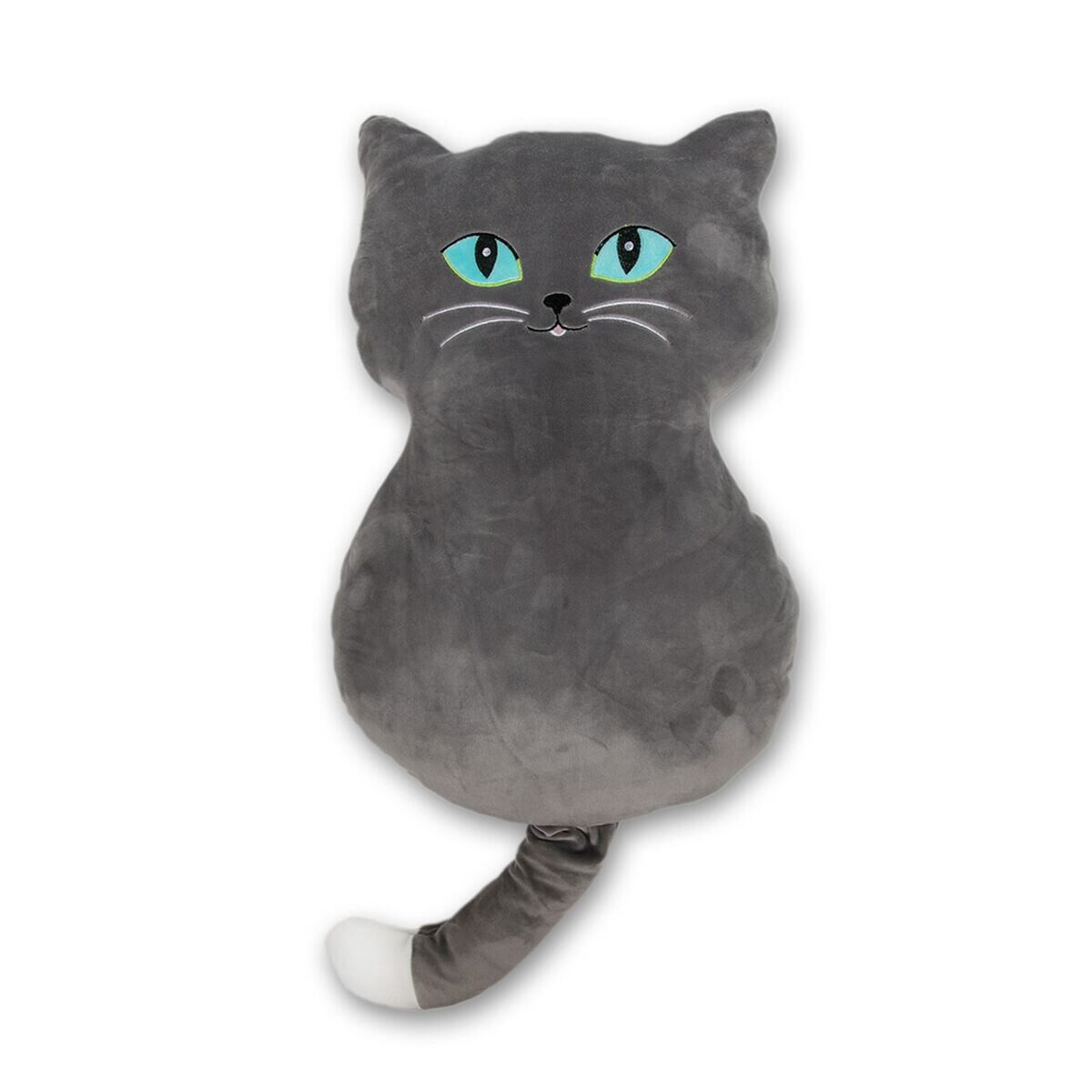 Sleepwell Mačka veľké oči šedá 53 cm